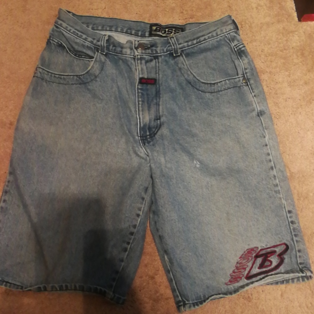 Men Boss Jean shorts